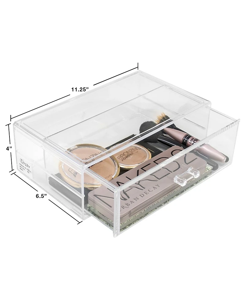 Sorbus Large Makeup Storage Organizer Drawer - Perfect for Organizing Makeup Palettes, Hair Accessories, Cosmetics & more
