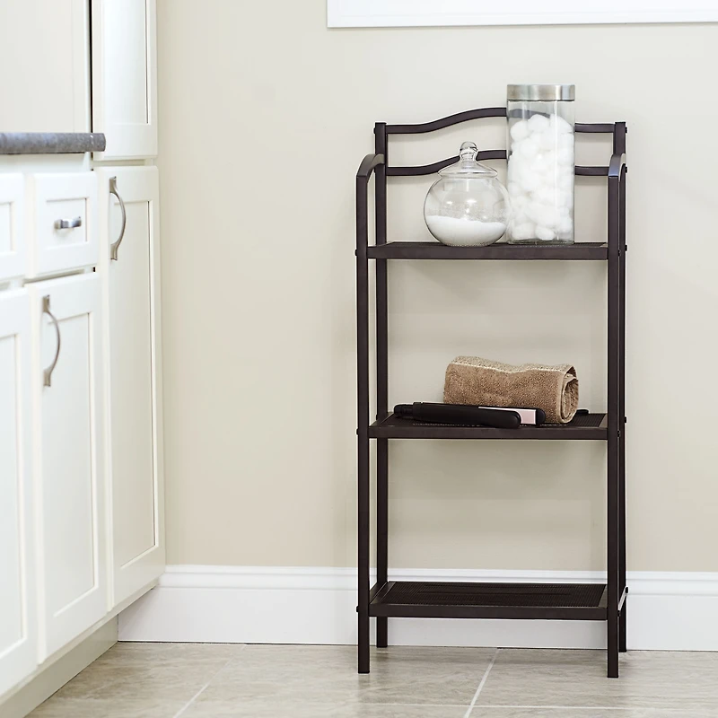 Household Essentials Free-Standing 3-Tier Shelving Unit