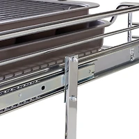 Household Essentials Glidez Dual Slide 2-Tier Sliding Cabinet Organizer