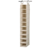 Household Essentials Cedarline 10-Shelf Wide Hanging Shoe Organizer