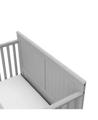 Graco Hadley 5-in-1 Convertible Crib with Drawer (White) –Crib Combo