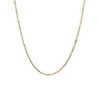 Glitter Rope 24" Chain Necklace (1-7/8mm) in 14k Gold