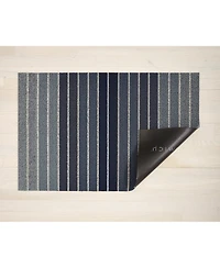 Chilewich Block Stripe Shag Utility - 24" x 36"