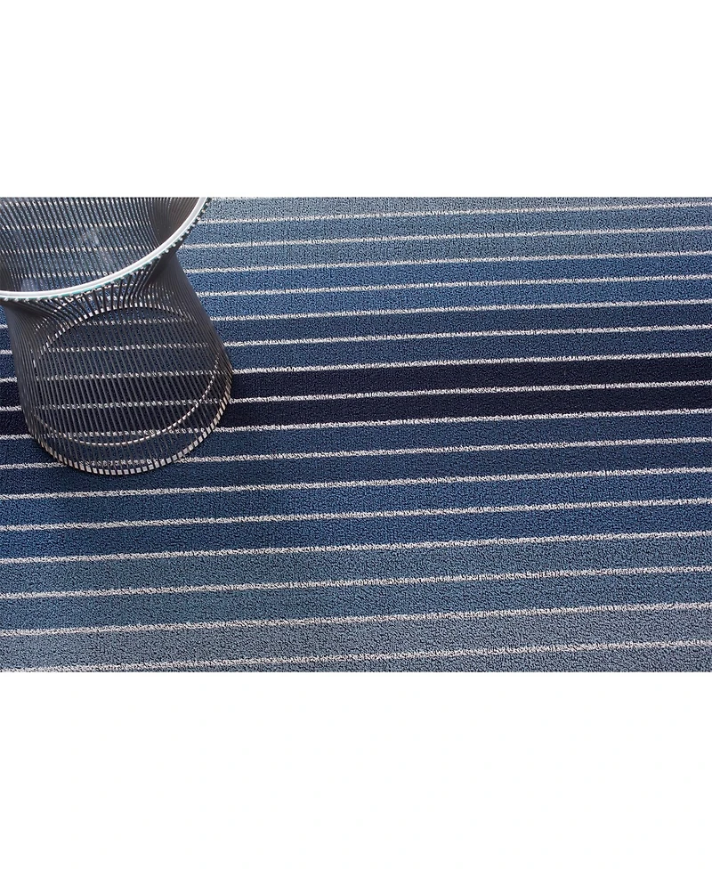 Chilewich Block Stripe Shag Utility - 24" x 36"