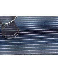 Chilewich Block Stripe Shag Utility - 24" x 36"
