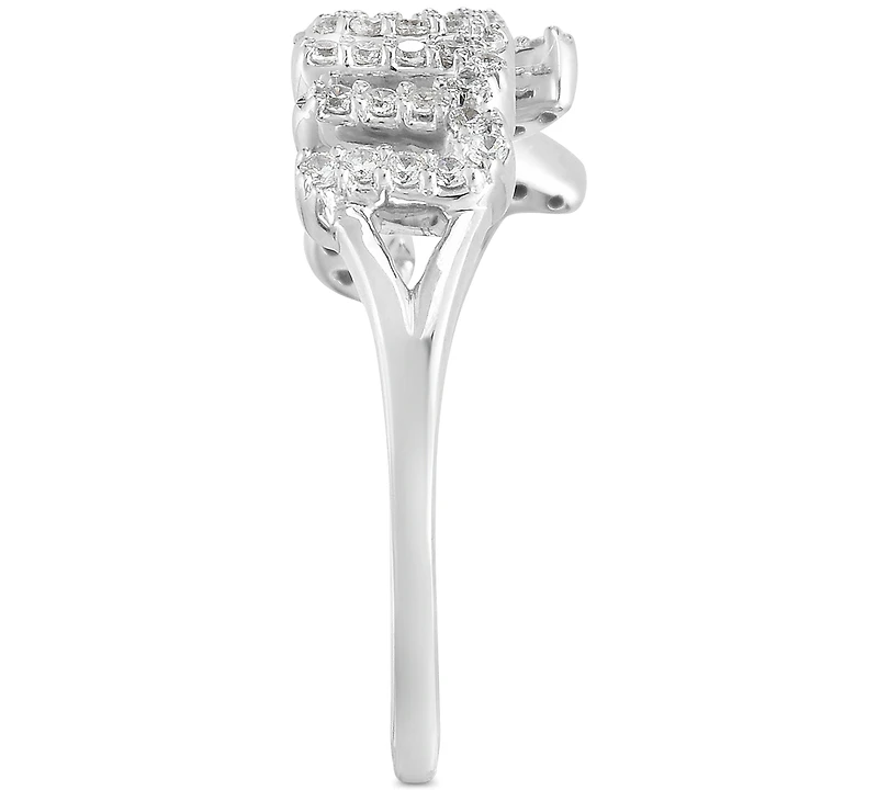 Diamond "Mom" Ring (1/4 ct. t.w.) Sterling Silver