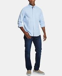 Nautica Men's Classic-Fit Stretch Solid Oxford Button-Down Shirt