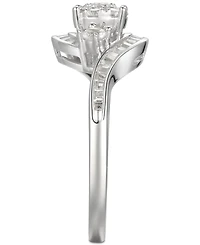 Cubic Zirconia Multi-Stone Ring Sterling Silver