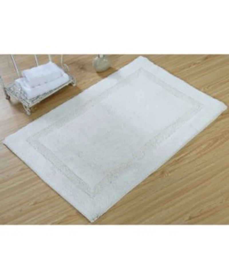 Saffron Fabs Regency Non Skid Cotton Bath Rugs