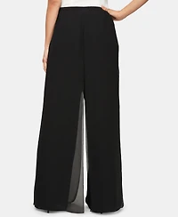 Alex Evenings Wide-Leg Carwash Pants