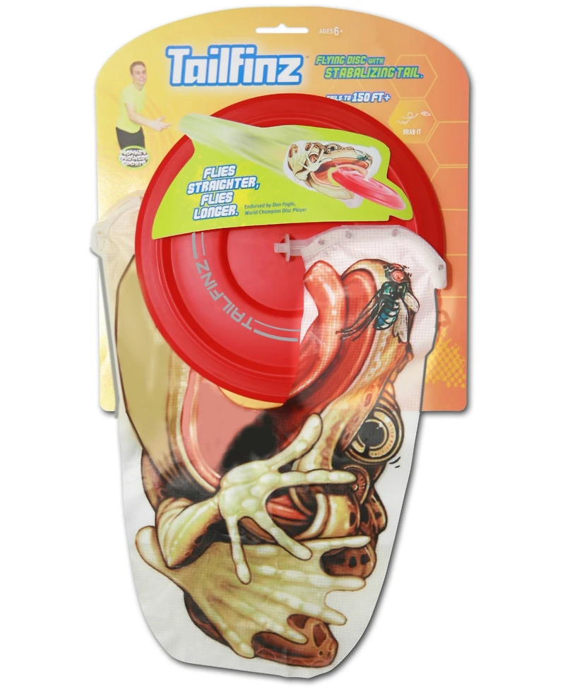 Monkey Business Sports Tailfinz Flying Disc with Stabilizing Tail
