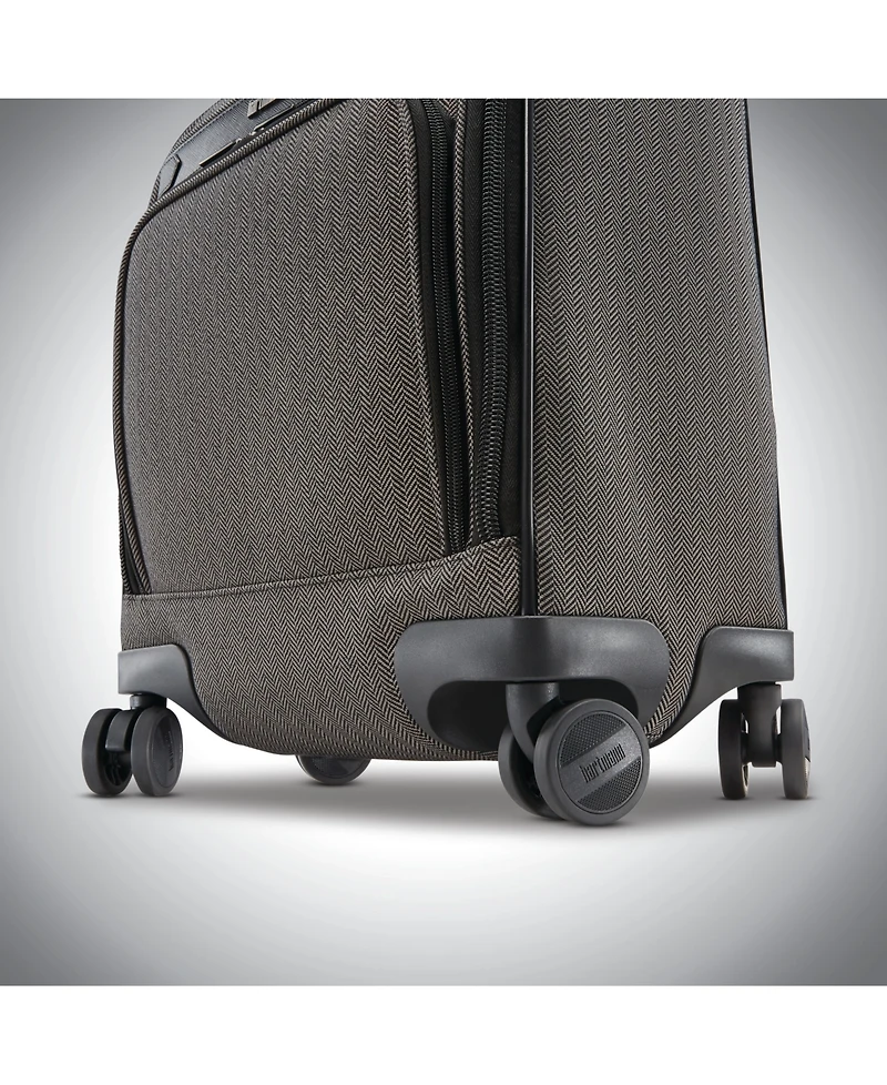 Hartmann Herringbone Dlx Carry-On Under-Seater Spinner Suitcase