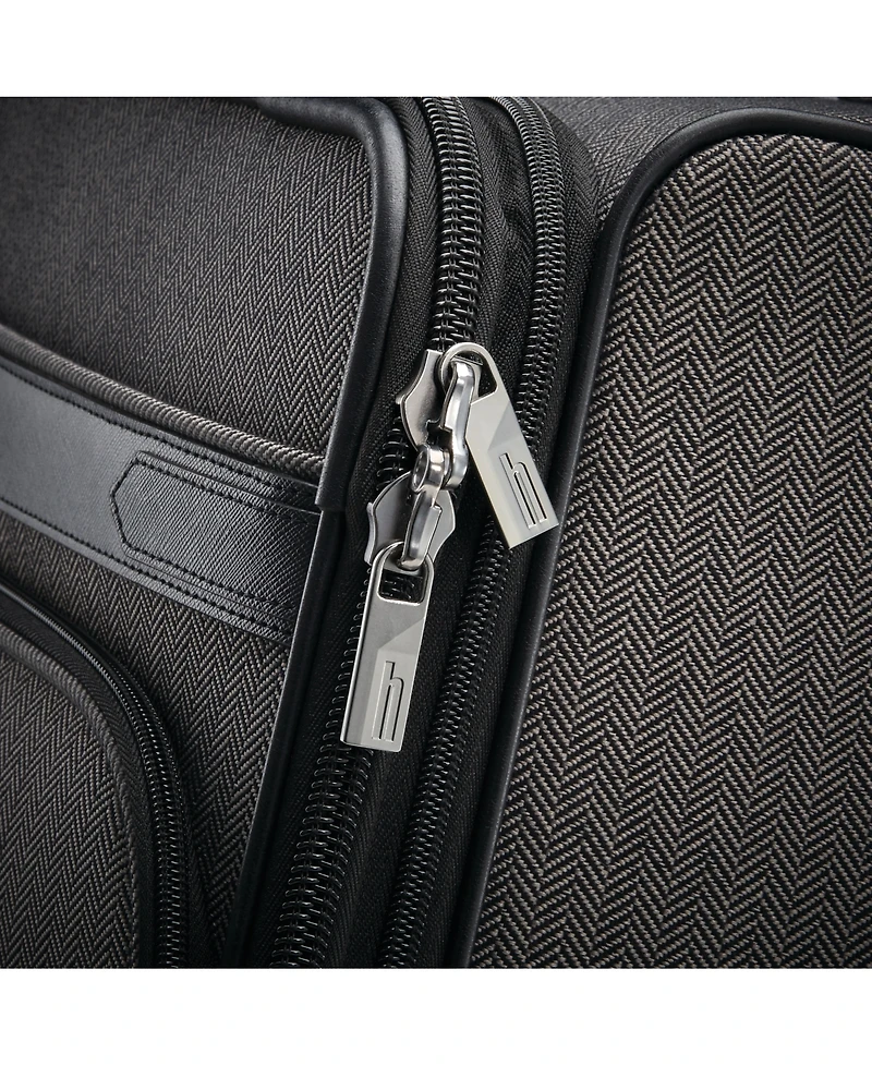 Hartmann Herringbone Dlx Domestic Carry-On Expandable Spinner Suitcase