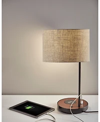 Adesso Oliver Wireless Charging Table Lamp