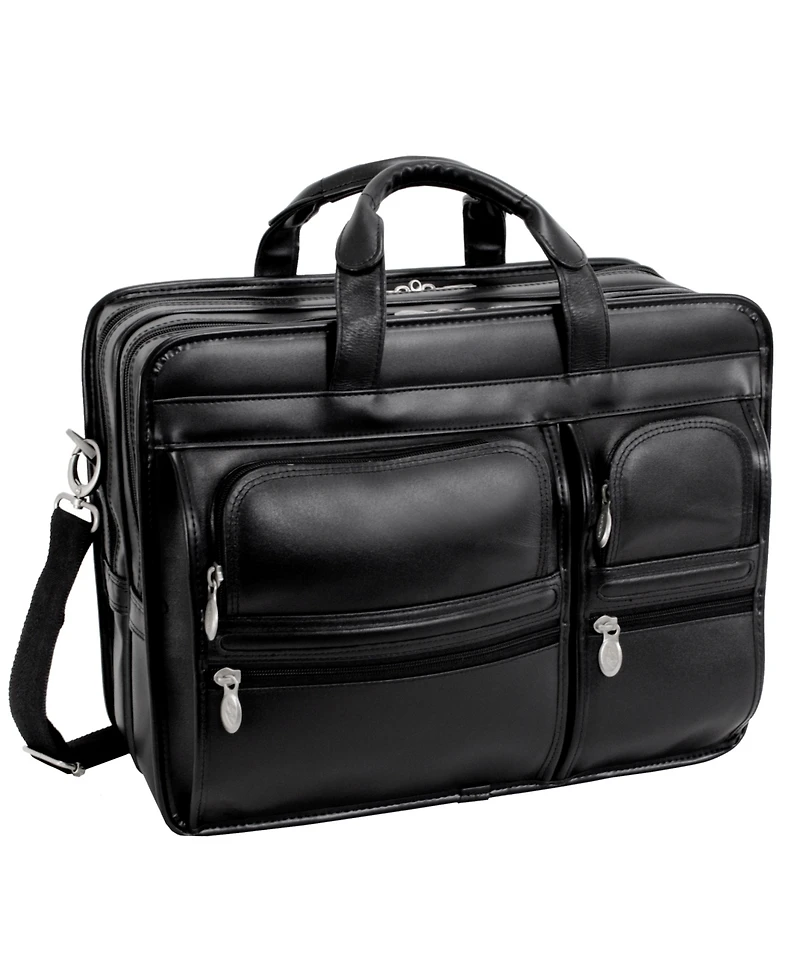 Mcklein Franklin 15" Patented Detachable Wheeled Laptop Briefcase
