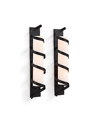 Danya B. Set of 2 Wrap Around Metal Candle Sconces