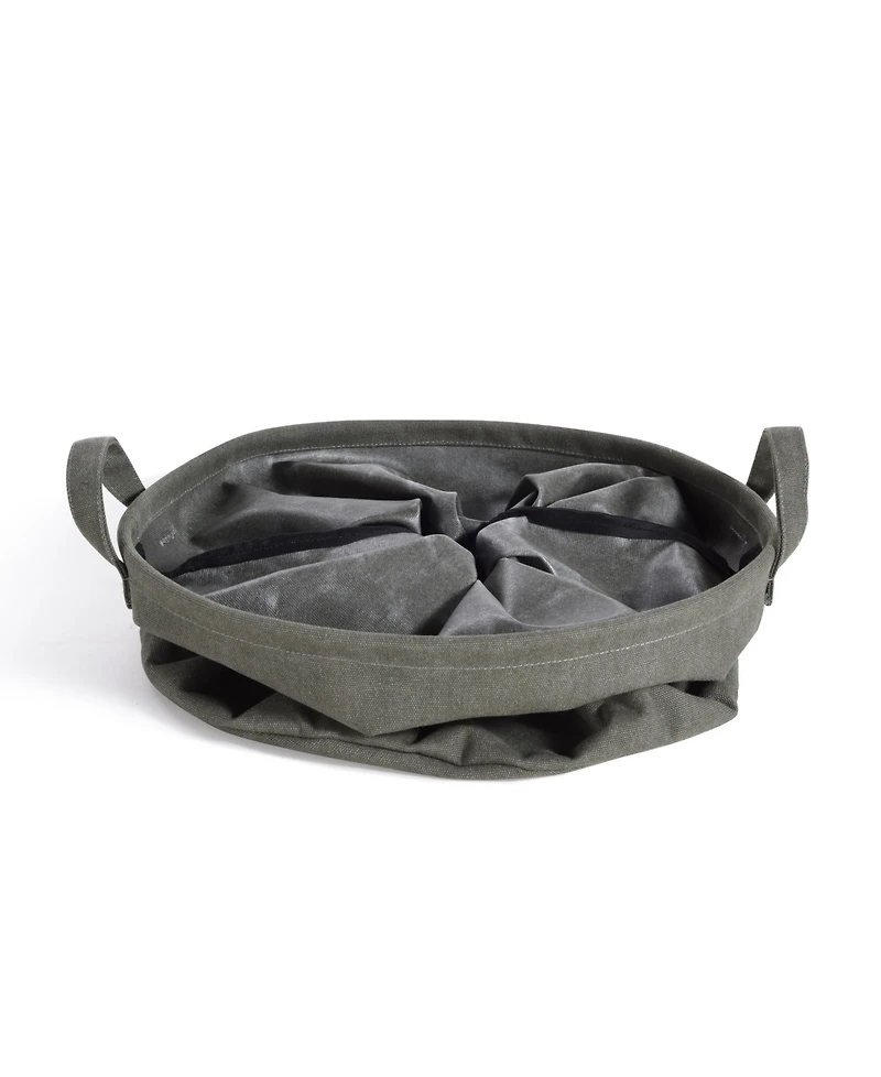 Danya B Army Canvas Laundry Bucket