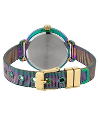Laura Ashley Rainbow Mesh Watch