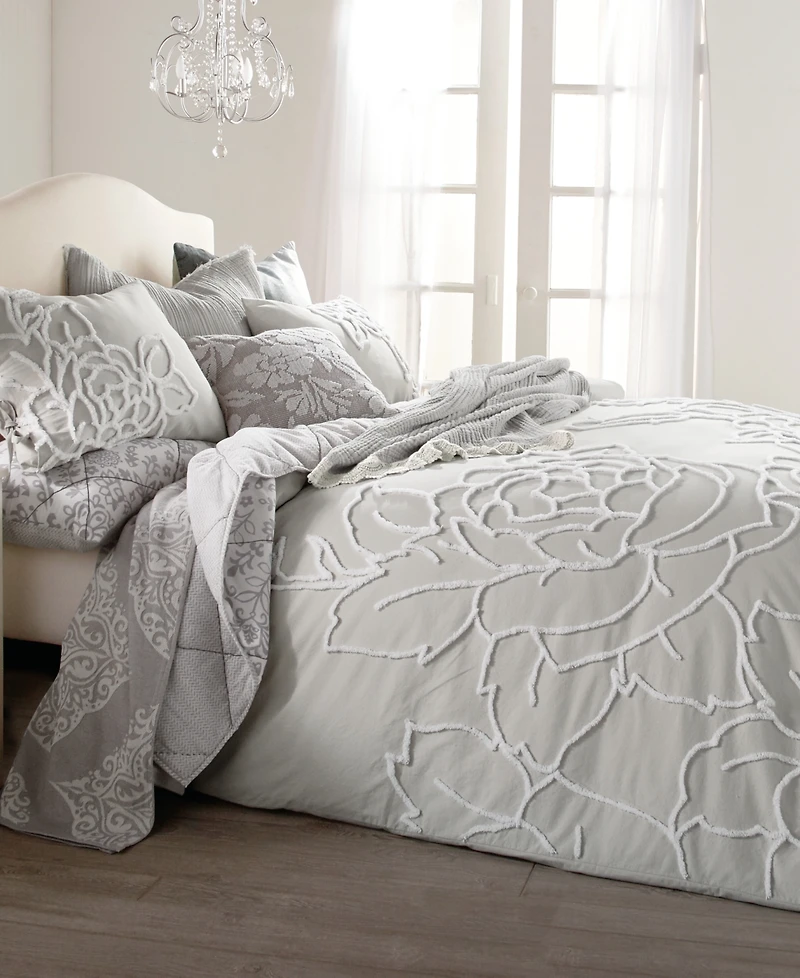 Peri Home Chenille Rose Comforter Set, King