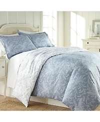 Southshore Fine Linens Winter Brush Reversible Floral Duvet Cover Set