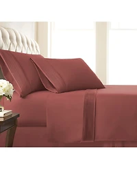 Southshore Fine Linens Classy Pleated 21" Extra deep, Pocket Sheet Set