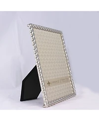 Lawrence Frames 710057 Silver Metal Rope Picture Frame - 5" x 7"