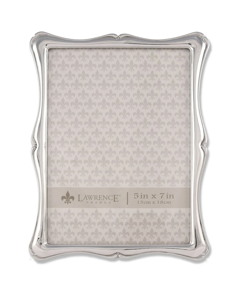 Lawrence Frames 710257 Silver Metal Romance Picture Frame - 5" x 7"