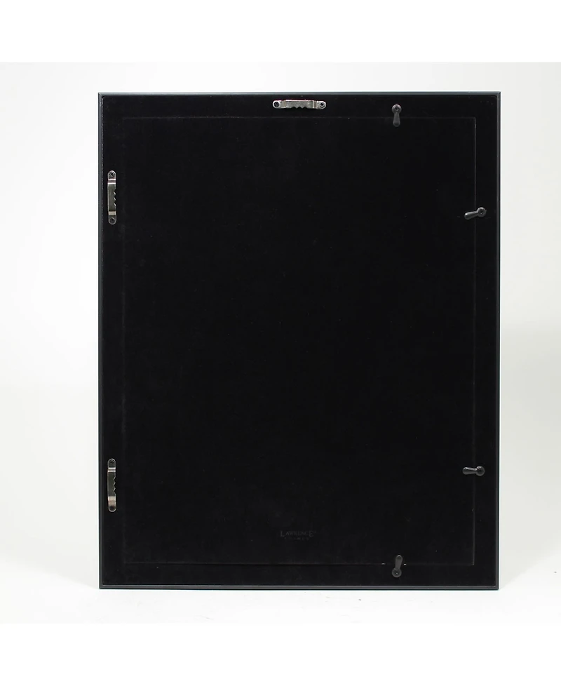 Lawrence Frames Black Gallery Frame Matted To 8x10 - 11" x 14"