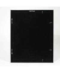 Lawrence Frames Black Gallery Frame Matted To 8x10 - 11" x 14"