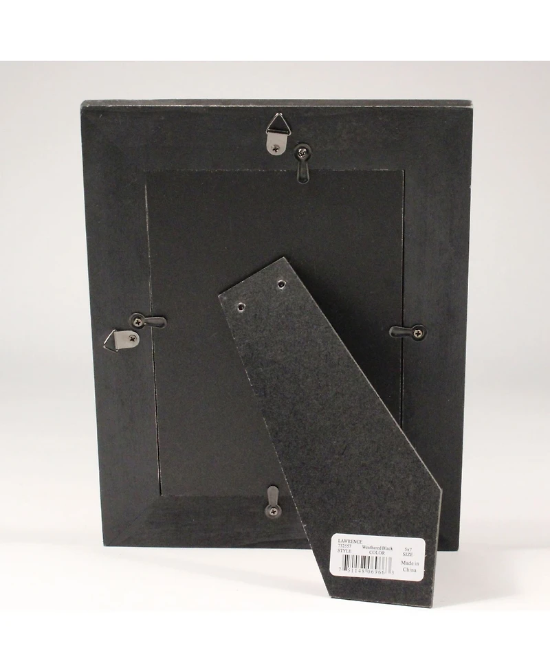 Lawrence Frames Weathered Black Wood Picture Frame