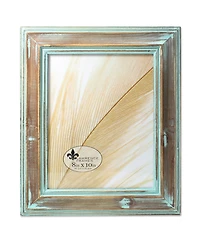Lawrence Frames Weathered Wood with Verdigris Wash Picture Frame - 8" x 10"