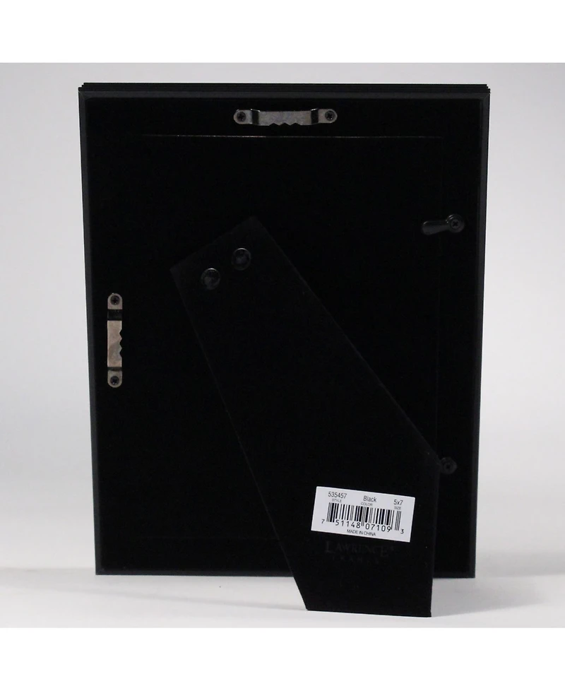 Lawrence Frames Classic Detailed Black Picture Frame - 5" x 7"