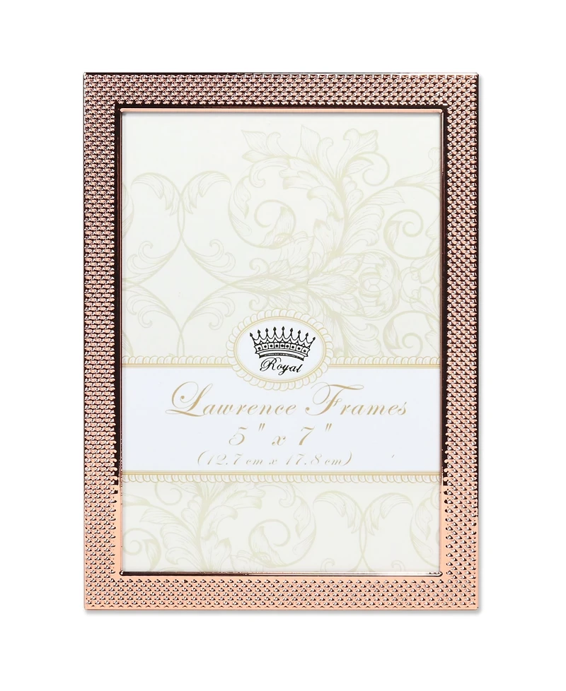Lawrence Frames Fawn Pin Dot Pattern Copper Picture Frame - 5" x 7"