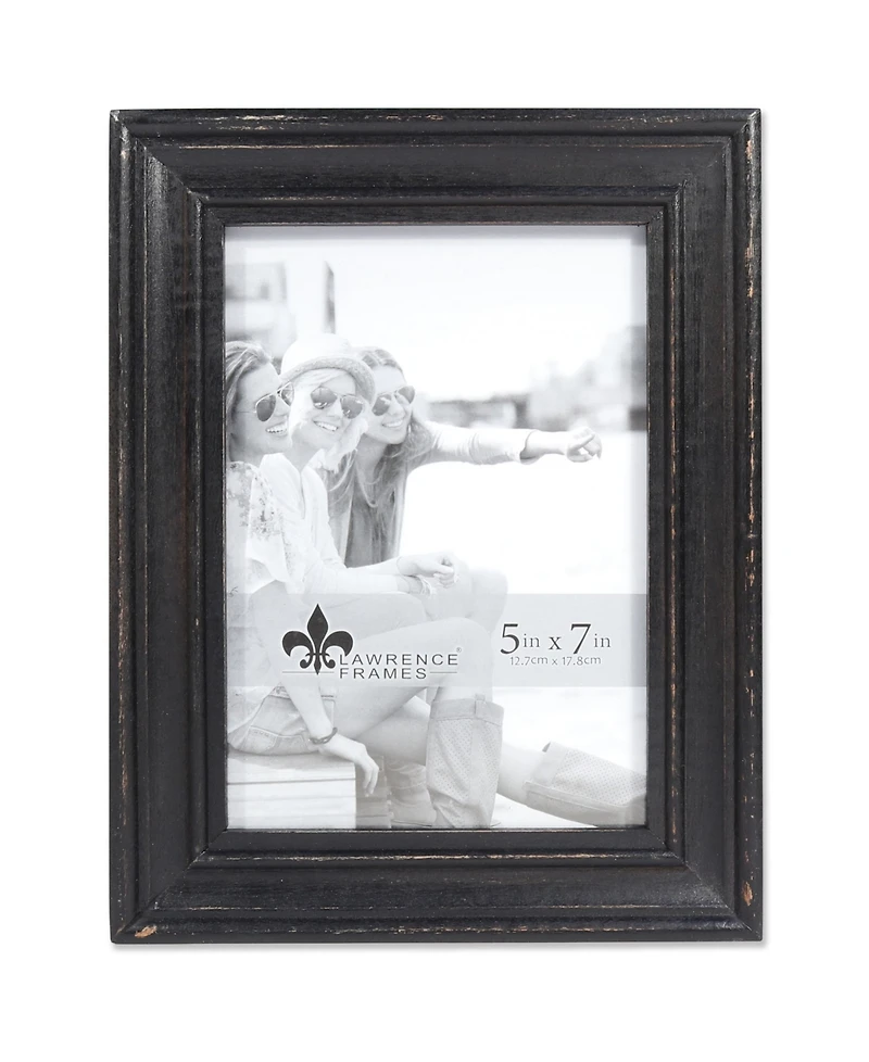Lawrence Frames Durham Weathered Black Wood Picture Frame