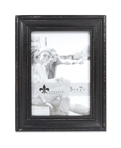 Lawrence Frames Durham Weathered Black Wood Picture Frame