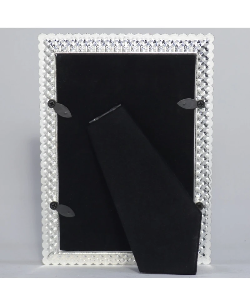 Lawrence Frames Juliet Silver Metal Frame with Crystals