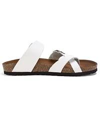 White Mountain Women's Gracie Leather Footbed Sandal