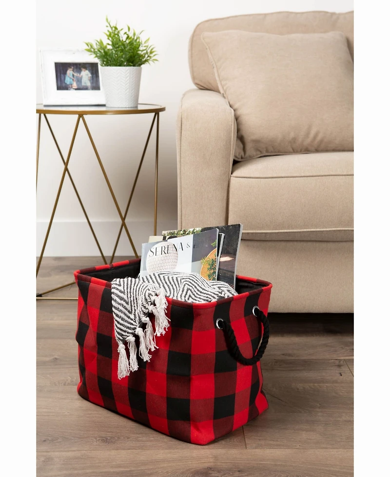 Design Import Storage Bin Buffalo Check, Rectangle