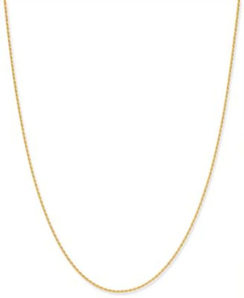 Giani Bernini Thin Rope Chain Necklace 16 24 1.5mm In 18k Gold Plate Over Sterling Silver Or Sterling Silver Created For Macys