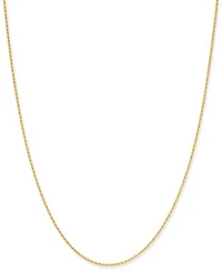 Giani Bernini Thin Rope Chain Necklace 16 24 1.5mm In 18k Gold Plate Over Sterling Silver Or Sterling Silver Created For Macys