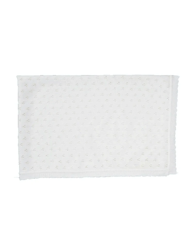 3 Stories Trading Pointelle Layette Baby Blanket