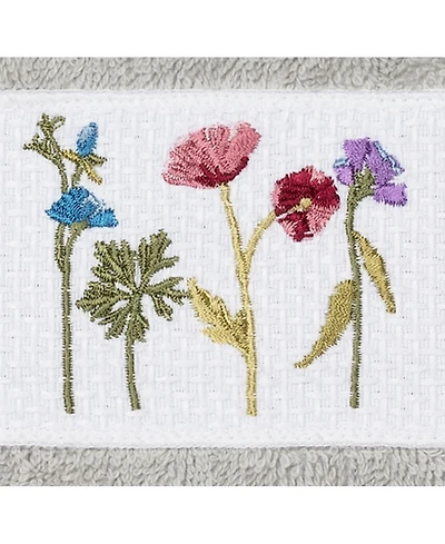 Linum Home Turkish Cotton Serenity Embellished Washcloth