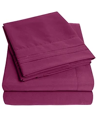Sweet Home Collection Microfiber 4-Pc. Sheet Set, California King