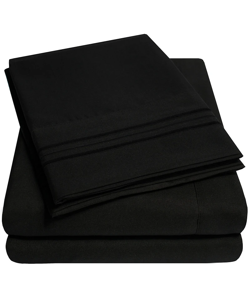 Sweet Home Collection Microfiber 4-Pc. Sheet Set, California King