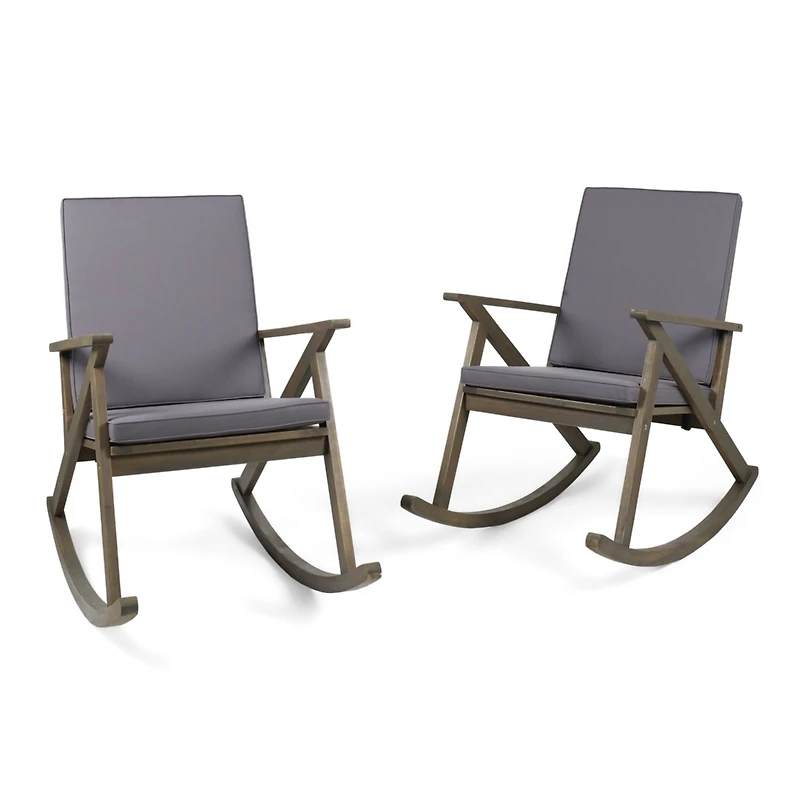 Gus Outdoor Rocking Chair (Set of 2)