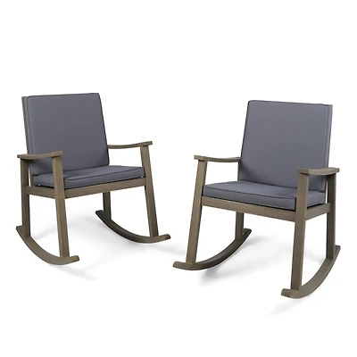 Candel Outdoor Rocking Chair, Set of 2