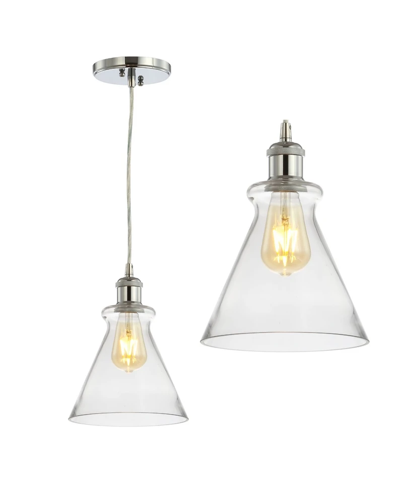 Jonathan Y Goldwater 7.5" Adjustable Drop Led Pendant