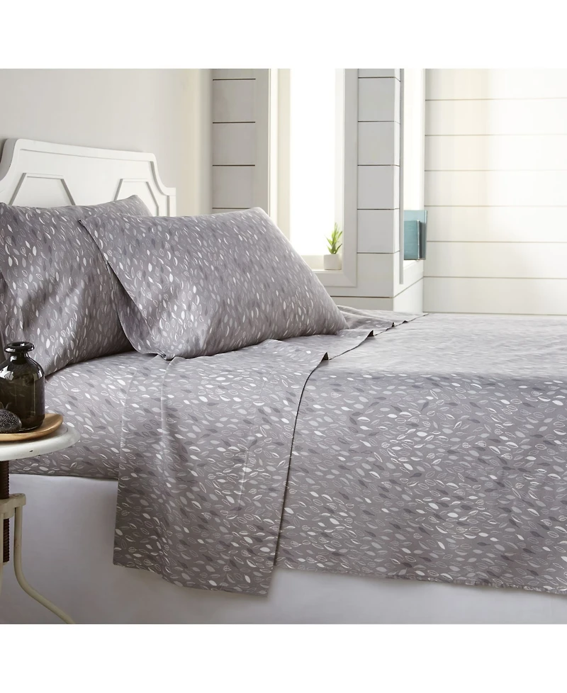 Southshore Fine Linens Botanical Garden 4-Pc. Printed Sheet Set, California King