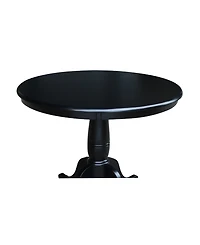 International Concepts 36" Round Top Pedestal Table