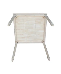 International Concepts Solid Wood Top Table